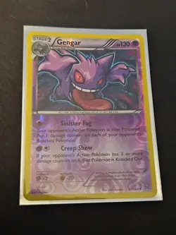 Gengar 60/162 Cosmos Holo Rare Breakthrough TCG Pokemon Card - Image 1