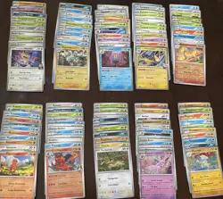 100 Pokemon Cards - Holos, Eeveelutions, No Duplicates Shown - Image 1