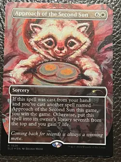 Mtg Secret Lair- Approach Of The Second Sun-20 Ways To Win-Foil-NM - Image 1