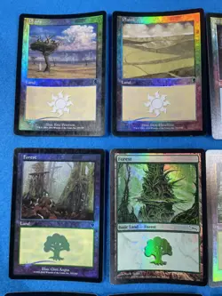 FOIL Lands Lot Odyssey English x14 MTG - Image 2
