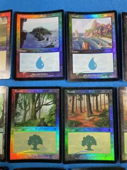 FOIL Lands Lot Odyssey English x14 MTG - Image 3