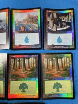 FOIL Lands Lot Odyssey English x14 MTG - Image 4
