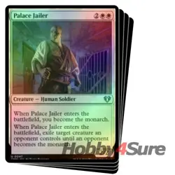 Foil Palace Jailer X4 M/NM Magic: The Gathering MTG Commander Masters - Image 1