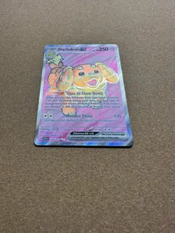 Pokemon Dachsbun ex 160/142 Stellar Crown Scarlet & Violet Ultra Rare Full Art - Image 3