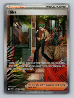 Pokemon SV04: Paradox Rift #258/182 Rika - Image 1