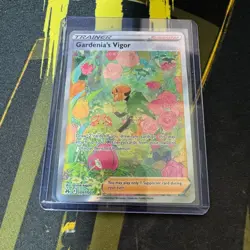 Gardenias Vigor Pokemon Crown Zenith Galarian Gallery GG61/GG70 Full Art NM - Image 1