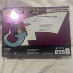 2021 Pokemon Celebrations Collection Dragapult Prime Box New Sealed Box Damage - Image 2