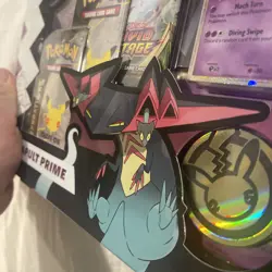 2021 Pokemon Celebrations Collection Dragapult Prime Box New Sealed Box Damage - Image 4