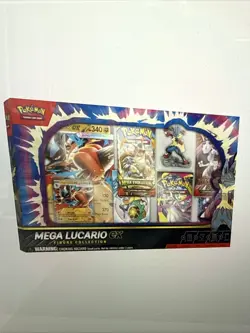 Pokemon TCG Mega Lucario ex Premium Figure Collection Box Factory Sealed NEW - Image 1