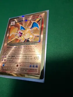 2021 CHARIZARD POKEMON CELEBRATIONS GOLD ULTRA PREMIUM METAL GOLD #4/102 - Image 3