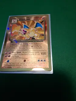 2021 CHARIZARD POKEMON CELEBRATIONS GOLD ULTRA PREMIUM METAL GOLD #4/102 - Image 4