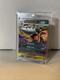 Pokemon TCG Holo Ultra Rare Full Art Mega Sharped Charizard EX Evolutions 61/094 - Image 3