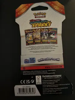 VERY HEAVY - 31.55g - Pokemon Surging Sparks Sleeved Booster Pack - SEALED! - Image 3