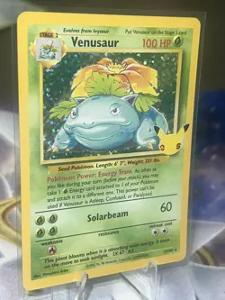 Venusaur 15/102 Pokemon Celebrations 25th Anniversary Rare Holo NM - Image 5