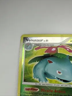 Pokemon TCG Venusaur Secret Wonders 20/132 Holo Holo Rare Creased - Image 5