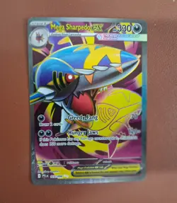 Pokemon TCG Mega Sharpedo EX 113/094 Phantasmal Flames Ultra Rare MINT PackFresh - Image 1