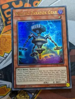 Malefic Paradox Gear - DUOV-EN048 - Ultra Rare 1st Edition - Image 1