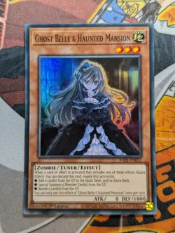 Ghost Belle & Haunted Mansion - RA01-EN011 - Super Rare - 1st Edition - Yugioh - Image 1