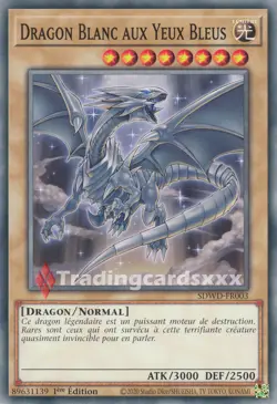 Yu-Gi-Oh! Dragon Blanc aux Yeux Bleus : C SDWD-FR003 - Image 1