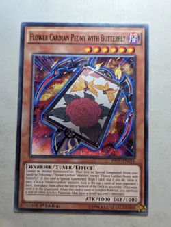 Flower Cardian Peony with Butterfly INOV-EN014 Common - Image 1