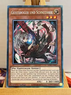 Geisteroger Und Schneehase RA02-DE009 Collectors Rare Deutsch NM YUGIOH - Image 1