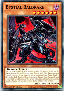 Bystial Baldrake - PHHY-EN004 - Common - 1st Edition - Yugioh - Image 1