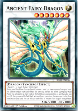 Ancient Fairy Dragon - RA01-EN030 - Super Rare - 1st Edition Yugioh - Image 1