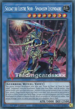 Yu-Gi-Oh! Soldat du Lustre Noir - Spadassin Legendaire : PSE MP24-FR129 - Image 1