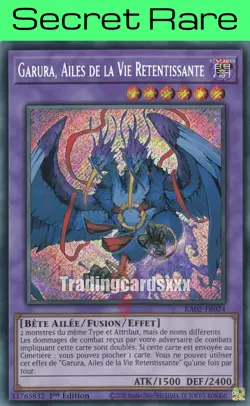 Yu-Gi-Oh! Garura, Ailes de la Vie Retentissante : SE RA02-FR024 - Image 1