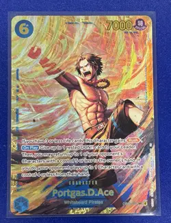 Portgas.D.Ace OP13-119 Carrying On His Will - One Piece TCG -English SEC NM Foil - Image 1