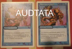 mtg magic unstable mutation MISPRINT card name instead of card type SPANISH 1997 - Image 1
