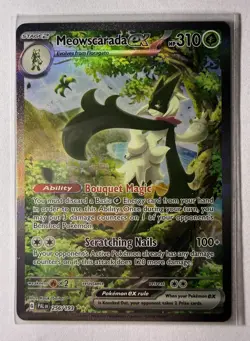 Meowscarada EX 256/193 Paldea Evolved Illustration Rare Pokemon Card - Image 1