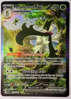 Meowscarada EX 256/193 Paldea Evolved Illustration Rare Pokemon Card - Image 2