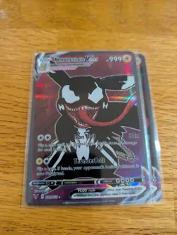 Pikachu Venom Pokemon Card VMAX GX EX GX ACG Holo Cosplay - Image 1