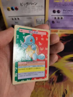 Pokemon Karte Card Topsun 1995 blue back bandai japanese Squirtle Schiggy VG - Image 3