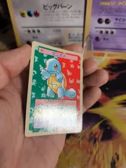 Pokemon Karte Card Topsun 1995 blue back bandai japanese Squirtle Schiggy VG - Image 5