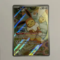 Eevee Black Star Promo 173 SVP Prismatic Evolutions Pokemon TCG Card - Image 1