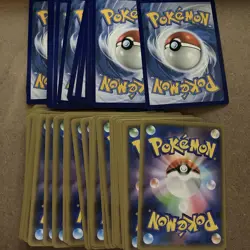 LOT OF 85: 36 English & 49 Japanese Language Pokemon Pokemon Trading Cards - Image 1