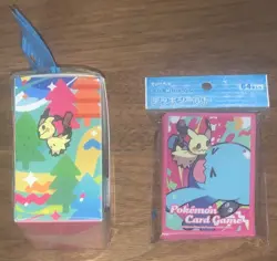 Pokemon Center Japan Card Sleeves & Deck Box Case Mimikyu Wobbuffet New - Image 2