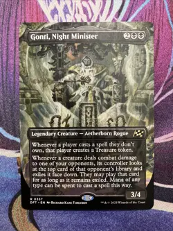 Gonti, Night Minister (Borderless) Aetherdrift MTG NM - Image 1
