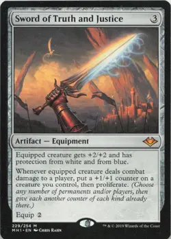 Sword of Truth and Justice M Modern Horizons 229 - LP MTG - Image 1