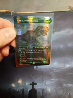 Ghalta, Primal Hunger (Borderless) (Mana Foil) Foundations Foil - Image 2