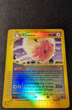 Pokemon EXPEDITION - #7/165 Clefable - Reverse Holo - ENG - Near Mint/Mint - Image 4