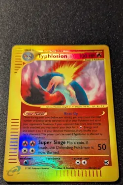 Pokemon EXPEDITION - #28/165 Typhlosion - Reverse Holo - ENG - Near Mint - Image 4