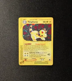 Pokemon EXPEDITION - #2/165 Ampharos - Holo - ENG - Near Mint+ - Image 3