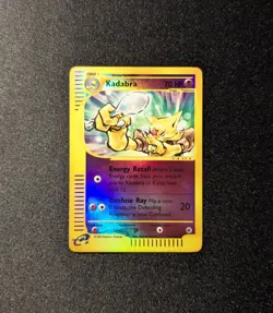 Pokemon EXPEDITION - #84/165 Kadabra - Reverse Holo - ENG - Near Mint+ - Image 3