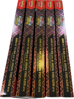 Pokemon TCG PALDEAN FATES Great Tusk Iron Treads Ex Premium Collection ✅ NEW - Image 4