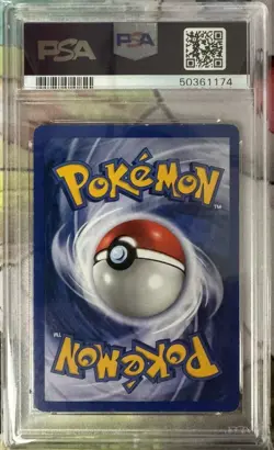 1999 Pokemon Blastoise Base Set Unlimited Holo #002 PSA 7 - Image 2