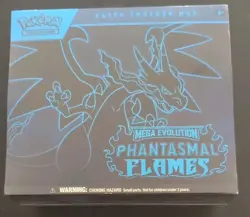 Pokemon TCG Mega Evolution Phantasmal Flames Elite Trainer Box ETB Sealed - Image 1