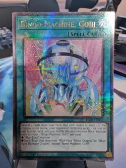 YuGiOh! Bingo Machine, Go!!! RA02-EN062 Quarter Century Rare 1st Ed - Image 1